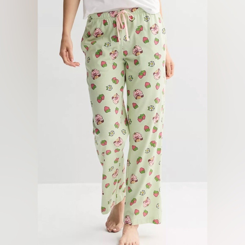 Strawberry Shortcake Women's XS Print Pajama‎ / Lounge Pants NEW